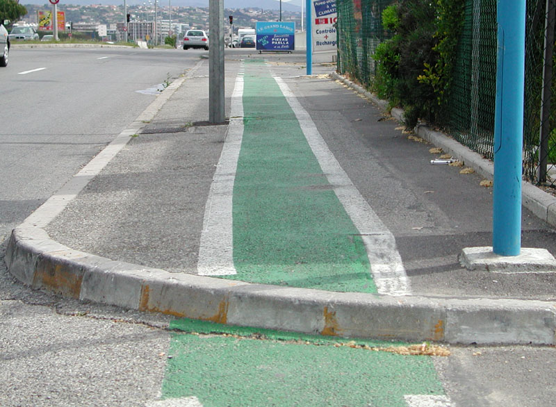 piste cyclable villeneuve loubet